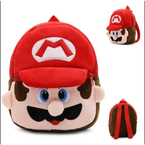 Kids Mario Cartoon Character Bag For 1-3 Years