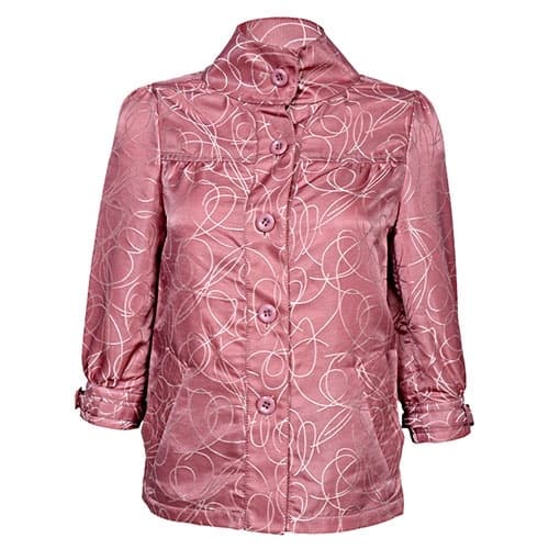 Turtle Neck Detailed Shirt - Pink - LSH-3293