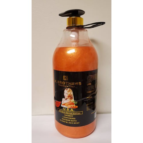 U.s.a Carrot Lightening Shower Bath - 2000ml
