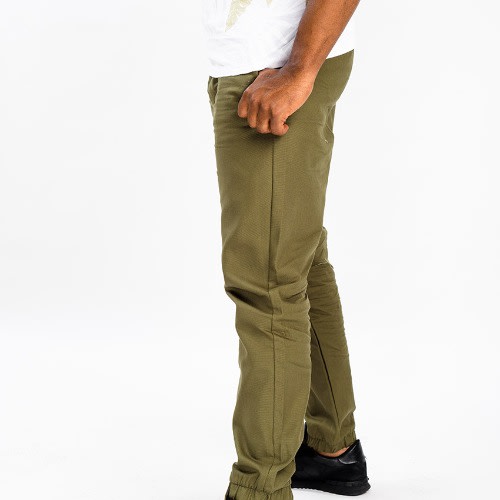 Signature Unisex Chinos Joggers - Green