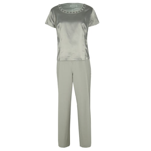 A 3- Pieces Ladies Pant Suit - Grey. Lps-4903