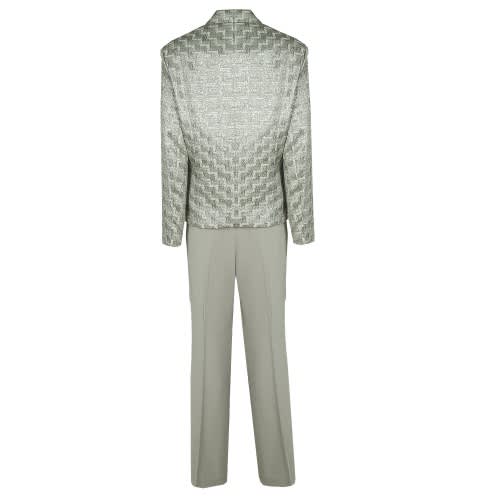A 3- Pieces Ladies Pant Suit - Grey. Lps-4903