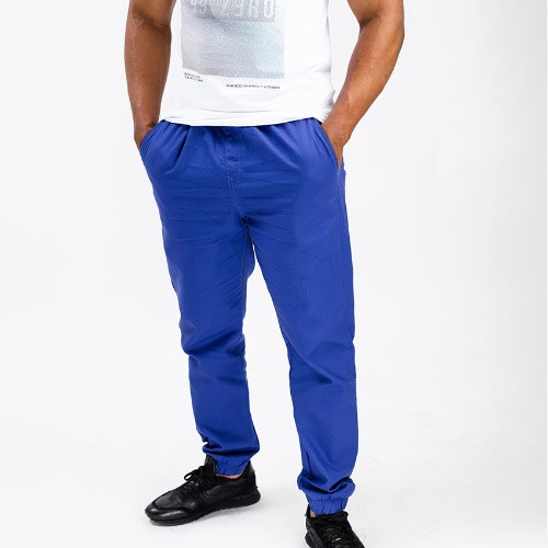 Signature Unisex Chinos Joggers - Blue