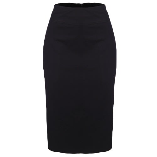 Corporate Skirt For Ladies' -Black