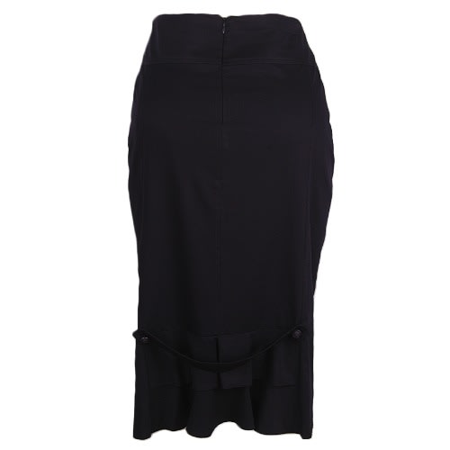 Corporate Skirt For Ladies' -Black