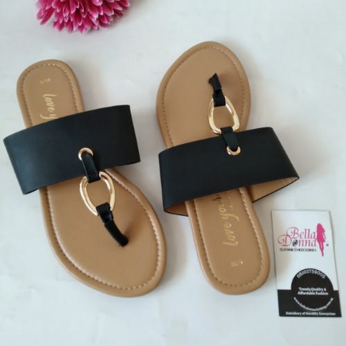Fancy Slippers – Black