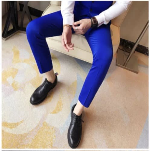Smart Suit Trouser For Men- Royal Blue