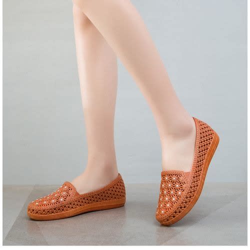 Rhinestones Ladies Loafers