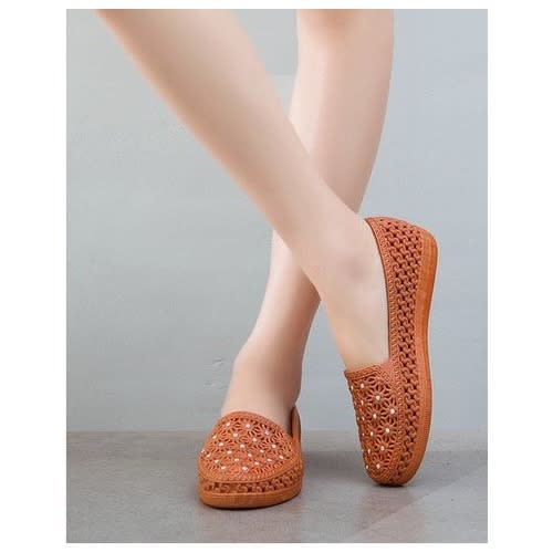 Rhinestones Ladies Loafers
