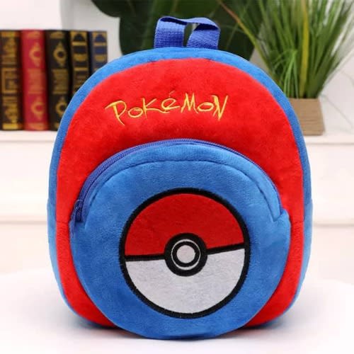 Cute Toddler Pokemon Cartoon Plush Kids Bag For 1-3 Years