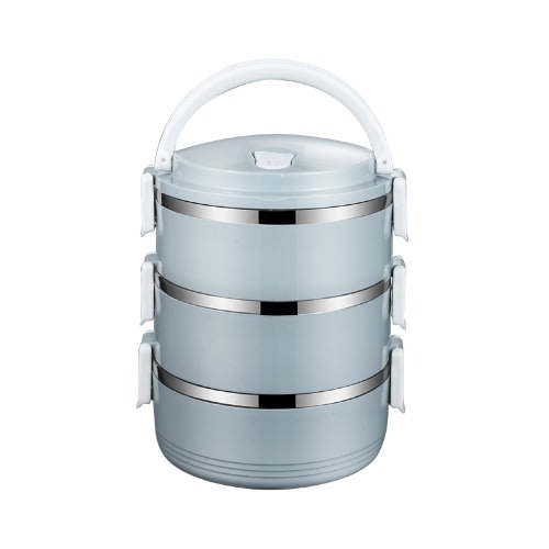 Stainless Thermal Lunch Box- 3 Layers