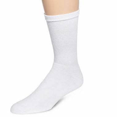Set Of 12 Kids White Socks