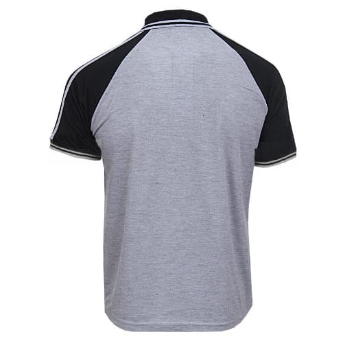 Tommikindus Short Sleeve Polo Shirt - Grey/Black