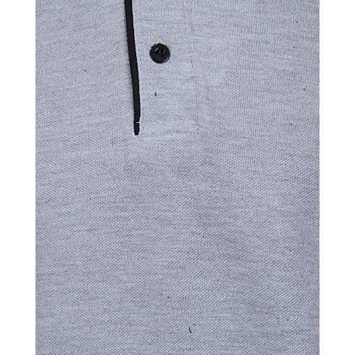 Tommikindus Short Sleeve Polo Shirt - Grey/Black