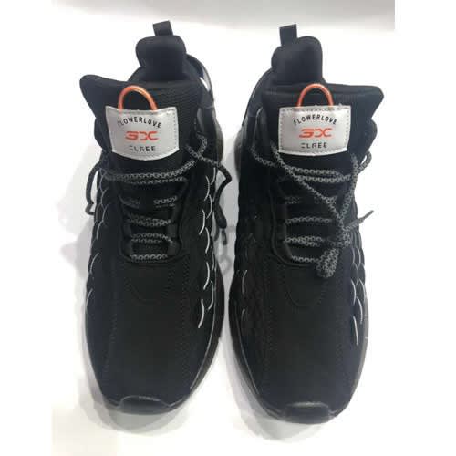 Men's High Top Sneakers - Black