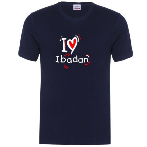 I Love Ibadan Custom Branded T-shirt