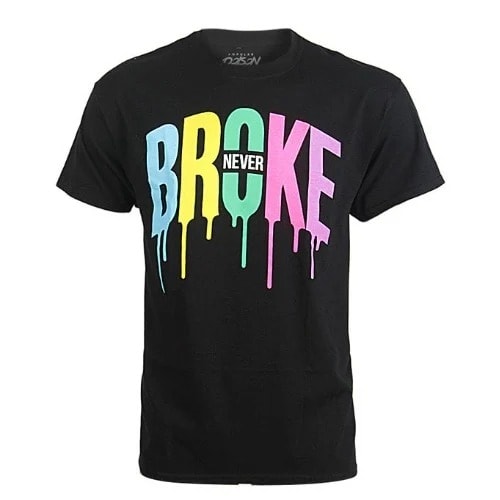 Men's Print T-shirt - Black