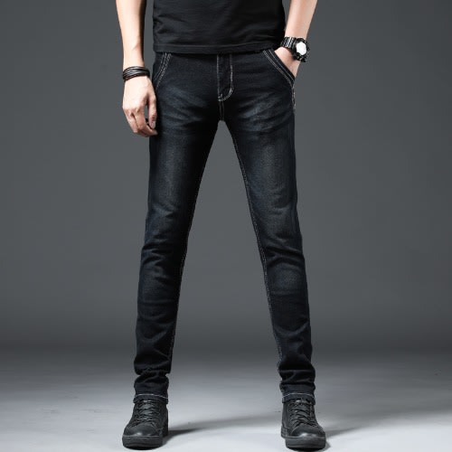 Male Jeans Trousers - Black
