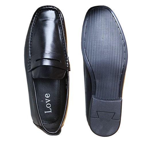 Mens Corporate Office Loafers - Black