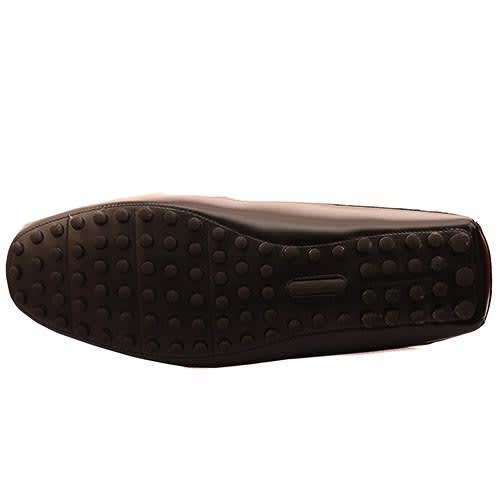 Calfskin Black Half Loafers