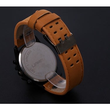 Lian Unisex Leather Wrist Watch