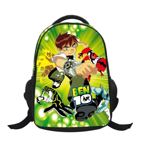 Ben 10 School Bag -  6*6 feet - Green