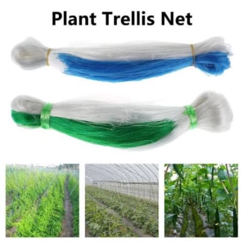 Plant Climbing Support Net Trellis Netting Cucumber Yam Pea Bean Etc - 100m - 3 Pieces
