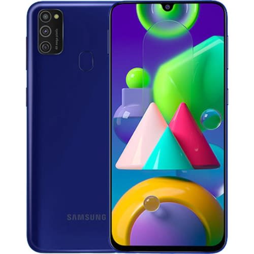 M21- Dual Sim -128GB ROM - 6GB RAM - 4g Lte-48mp-6000mAh - Fingerprint- Midnight blue
