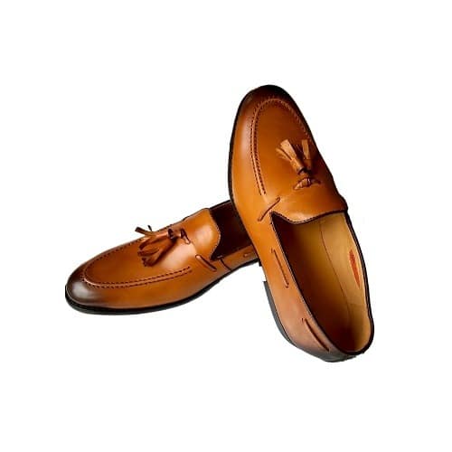Brown Coporate Loafers with Tassels