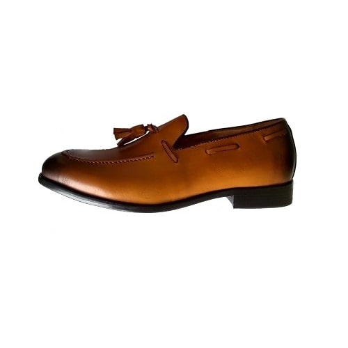 Brown Coporate Loafers with Tassels
