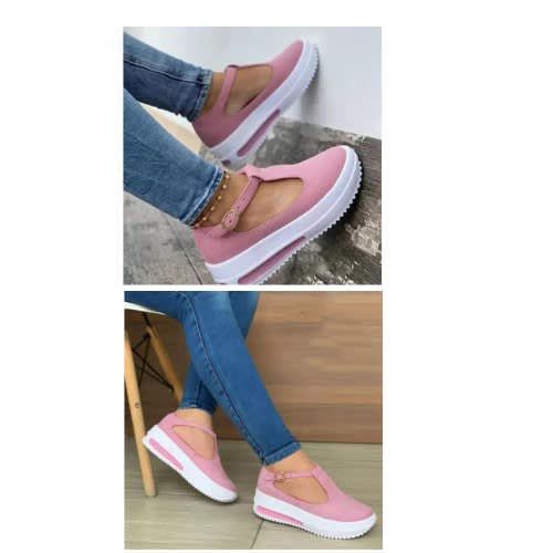 Ladies' Suede Footwear - Pink