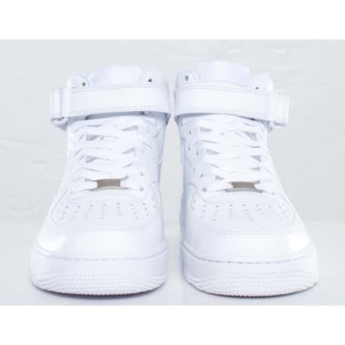 High Ankle Plain Unisex Sneakers - White