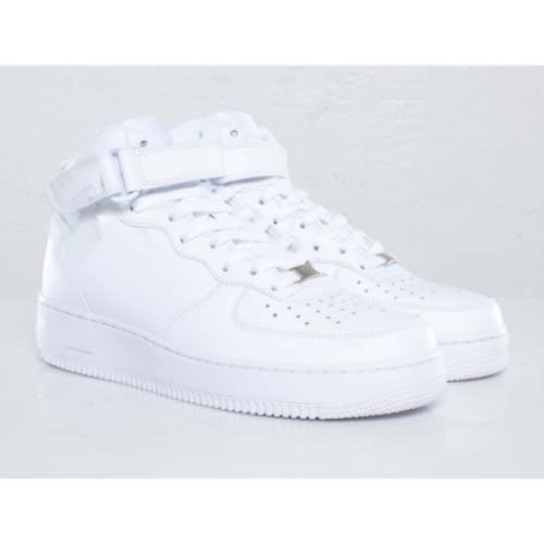 High Ankle Plain Unisex Sneakers - White