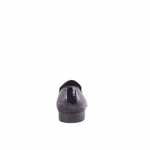 Black Patent Leather With Tassel