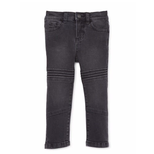 Baby & Toddler Boys Moto Denim Skinny Trouser - Black