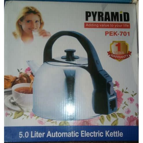 Pyramid Electric Kettle - 5L - 3000W