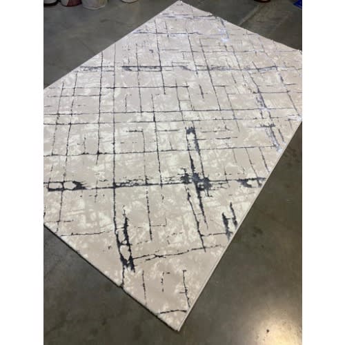 Retro Pattern Center Turkish Rug -4ft By 6ft -Multicolour