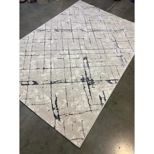 Retro Pattern Center Turkish Rug -4ft By 6ft -Multicolour