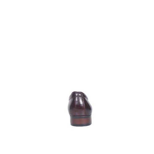 Leather Slip-on Shoe - MSH-3593 - Brown