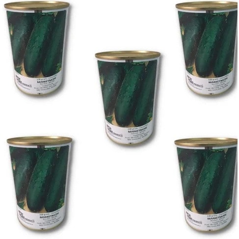 Marketmore Cucumber Seeds - 100 Grams - 5 Tins