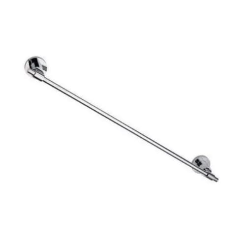 24'' Stainless Steel Single Rail Bathroom/Kitchen Towel Hanger - Silver