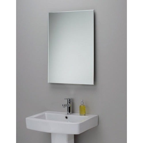 Wall-hung Frameless Bathroom Mirror - 60 X 45cm