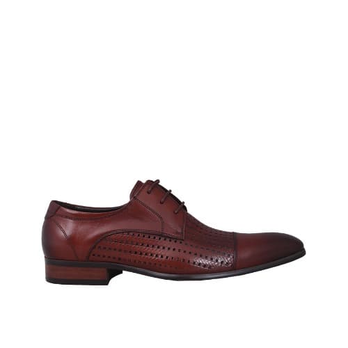 Contemporary Detailed Shoe With Dotted Holes - MSH-2683