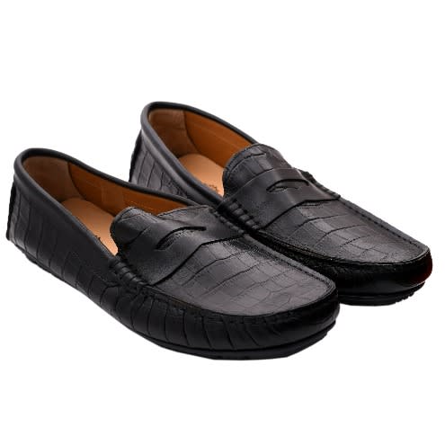 Millionaire Simple Black Loafers