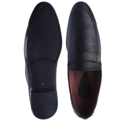 Men's Slip-on Leather Shoes - Black