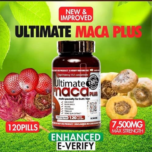 Ultimate Maca Plus - 7500mg - 120 Capsules