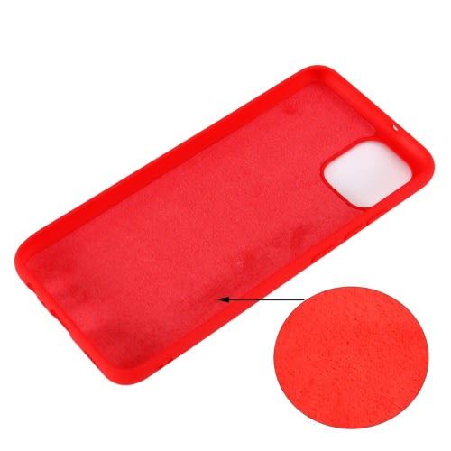 Silicone Back Cover For Samsung A03 -Red