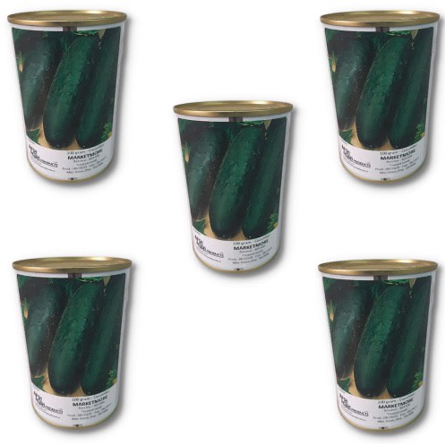 Marketmore Cucumber Seeds - 100 Grams - 5 Tins