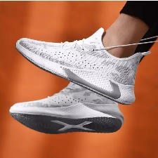 Unisex Running Sneakers - White
