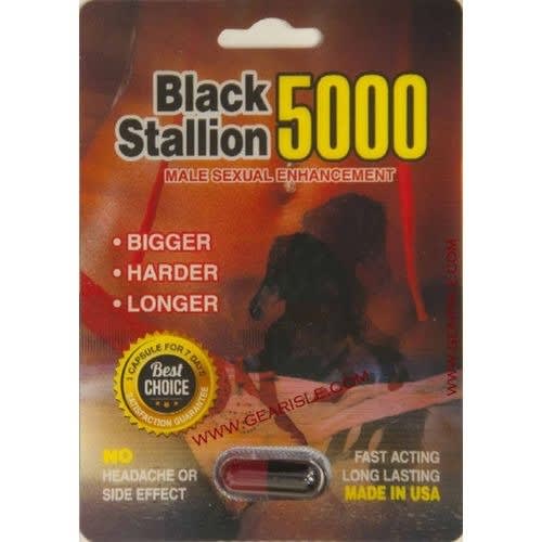Black Stallion - 5000 Male Enhancement Pill 3d Package Up To 7 Days